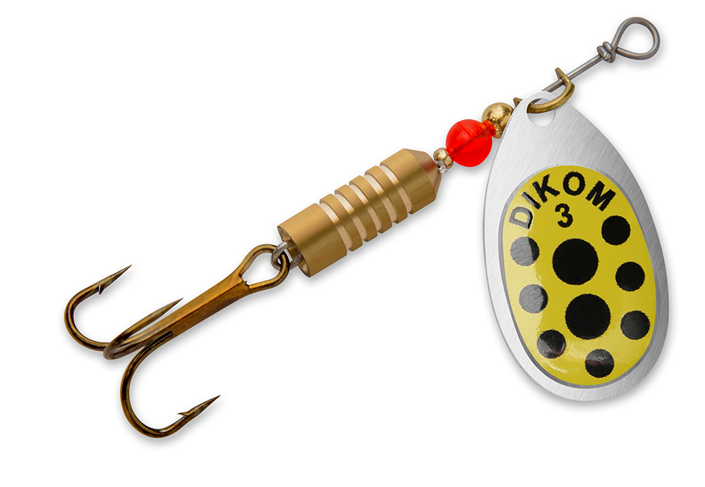 Dikom Spinner Round 10gr Yellow Black