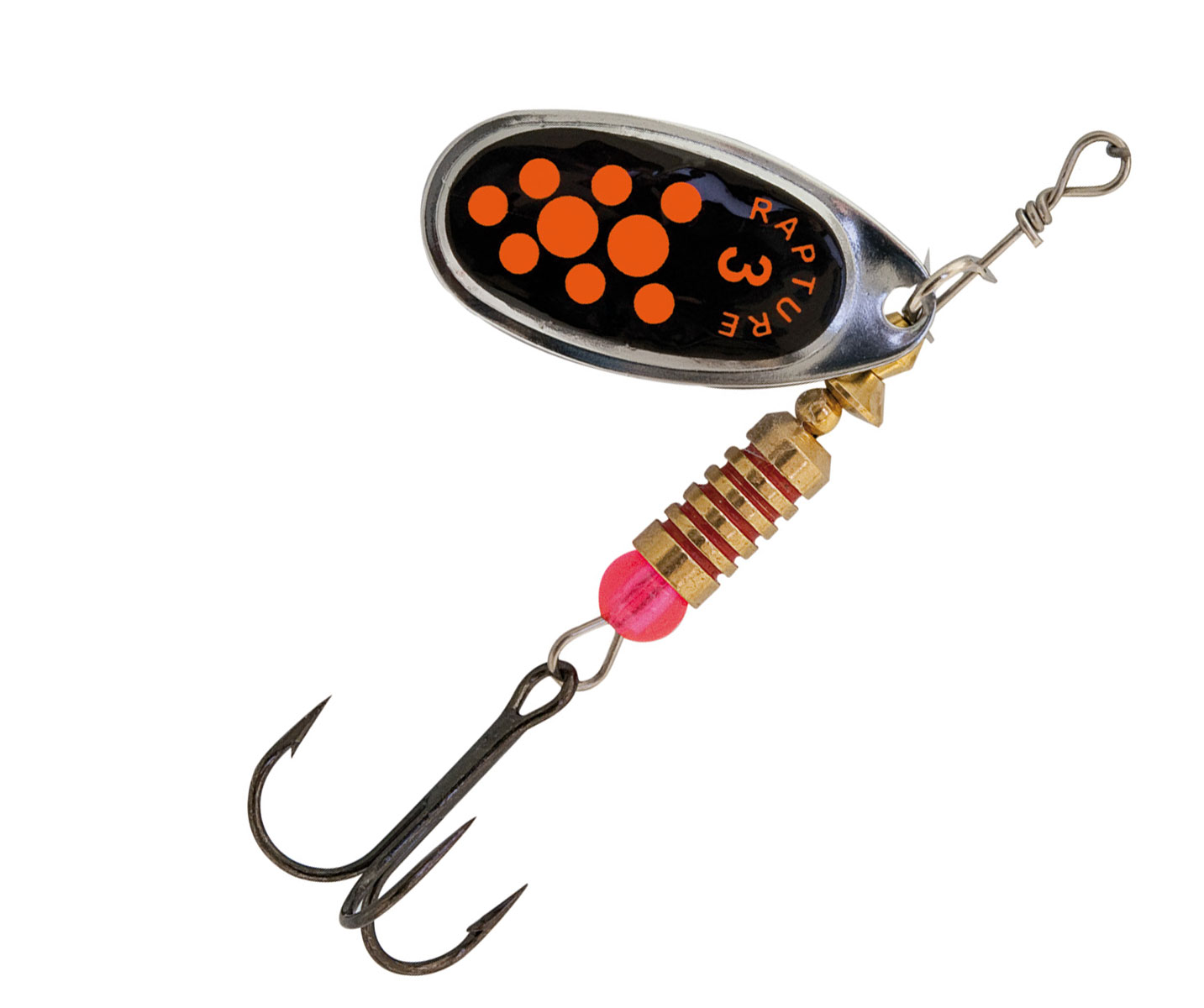 Rapture Spinner AGF/BR Black-Orange Dots 01