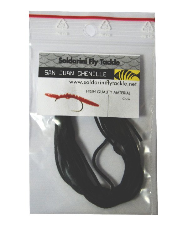 Soldarini Fly Tackle SAN JUAN CHENILLE BLACK