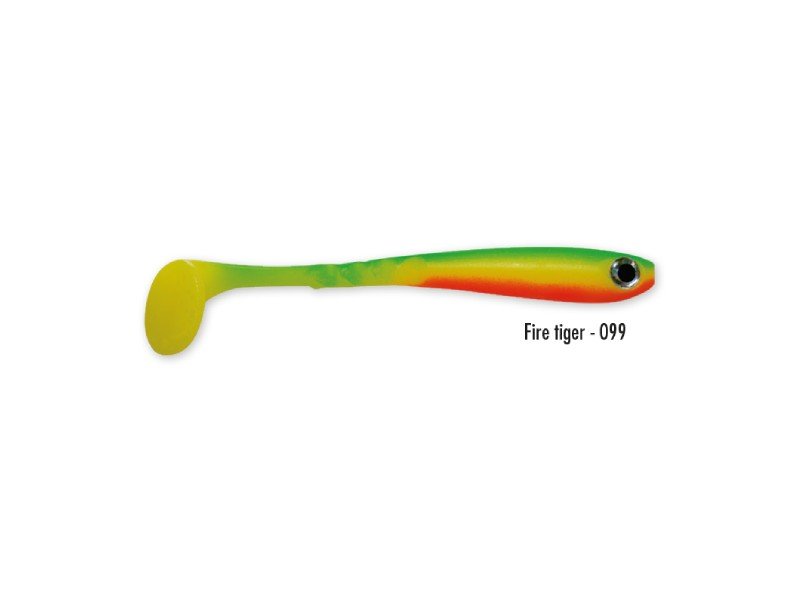 Delalande ZAND SHAD 80mm 3gr FIRE TIGER