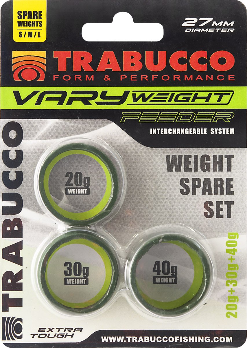 Trabucco VARY WEIGHT FEEDER SPARE SET 30/40/50gr